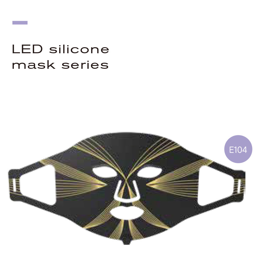 Großhandel ab Werk: LED-Silikon-Gesichtsmaske Modell E104 – Hersteller von Multi-Spektrum-Beauty-Geräten für Private Label