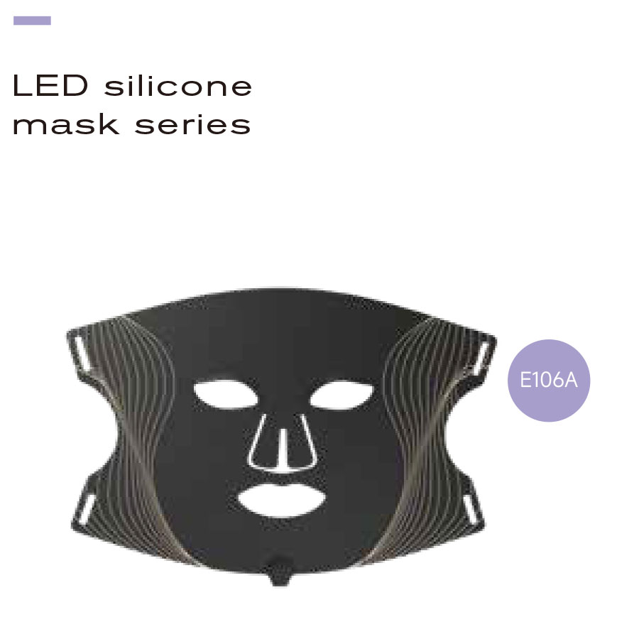 Großhandel für LED-Silikon-Gesichtsmasken aus chinesischer Fertigung: Anbieter von Beauty-Geräten für Private Label / OEM / ODM – Modell: E106A