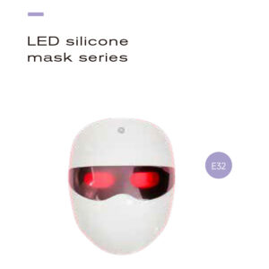 Globaler B2B-OEM/ODM-Lieferant fortschrittlicher LED-Phototherapie-Hautpflegegeräte | E32 126-LED-Silikon-Gesichtsmaske