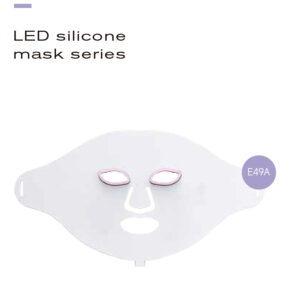 LED-Silikon-Gesichtsmaskengerät E49A (Großhandel): OEM/ODM-Schönheitsgerät mit 3 Wellenlängen für Anti-Aging und Aknebehandlung – ideal für internationale Distributoren, Marken und Importeure