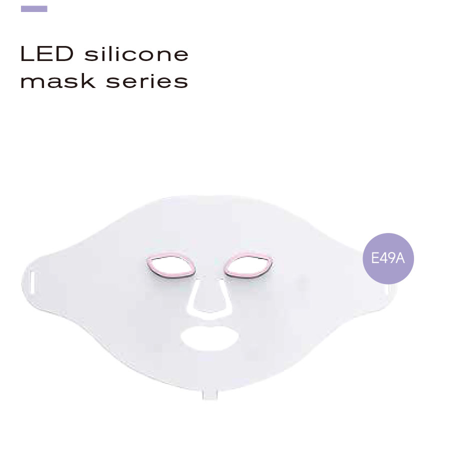 LED-Silikon-Gesichtsmaskengerät E49A (Großhandel): OEM/ODM-Schönheitsgerät mit 3 Wellenlängen für Anti-Aging und Aknebehandlung – ideal für internationale Distributoren, Marken und Importeure
