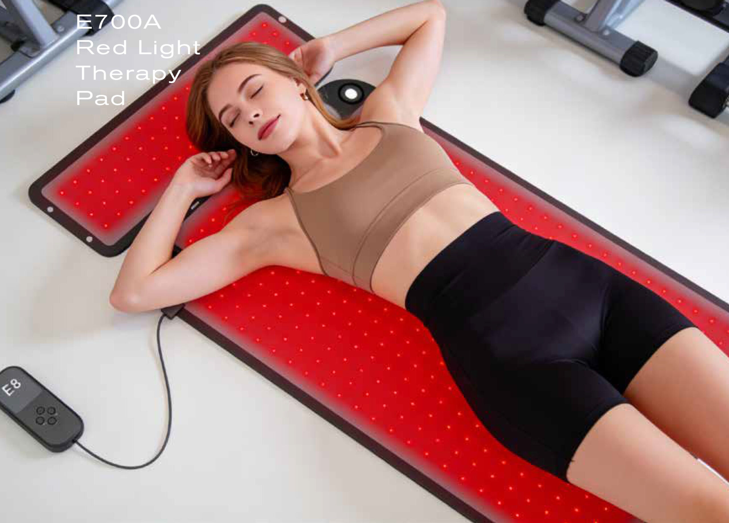 Großhandelsangebot aus chinesischer Fertigung: Ganzkörper-Rotlichttherapiematte Modell E-400 – Anbieter für Private-Label-Photobiomodulations-Liegen (660 nm / 850 nm)